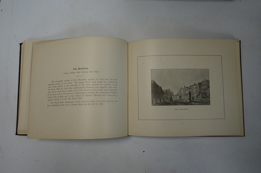 Howell, George Owen - The Kentish Note Book: a half-yearly magazine of notes, queries, and replies ... 2 vols. frontispieces; original gilt cloth. Gravesend & Plumstead, 1891-94; Leeds, C.S. - Chats About Gillingham ...